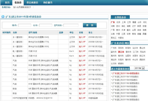 广东省造价收费概述