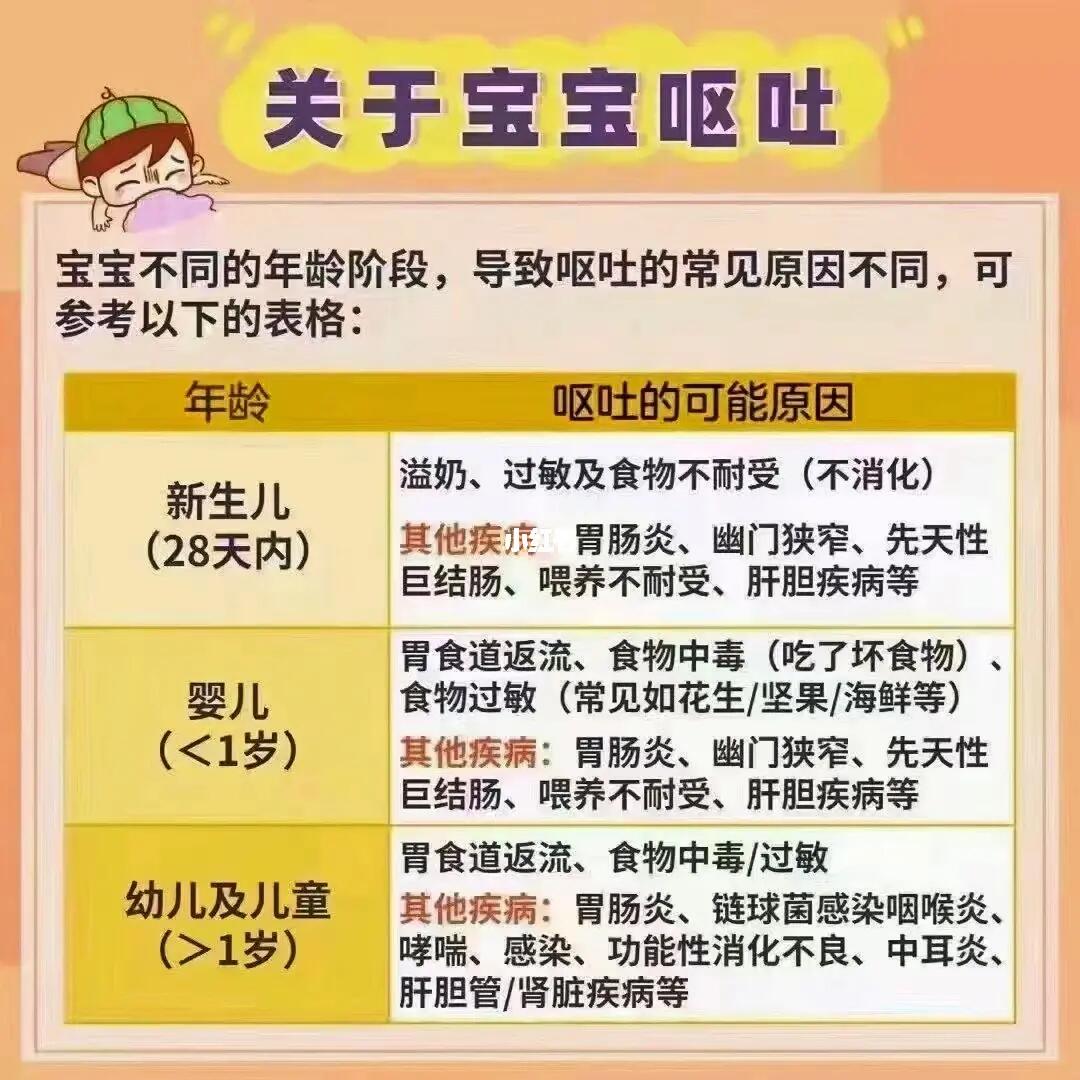 关于18个月宝宝呕吐的原因与处理方法